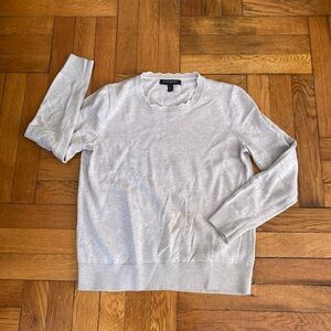 Banana Republic gray crew neck pullover sweater - Small